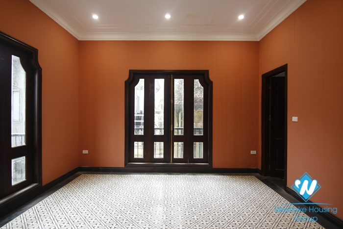 The newly renovated villa for rent in Hoan Kiem is suitable for living, business or office